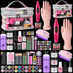 Deciniee nail kit overview with glitter colors for versatile DIY nail art at home