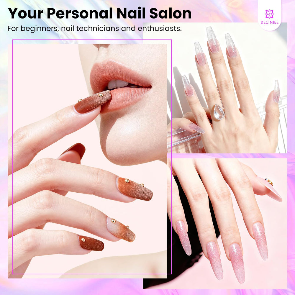Deciniee complete gift-ready nail kit for beginners and nail art lovers.