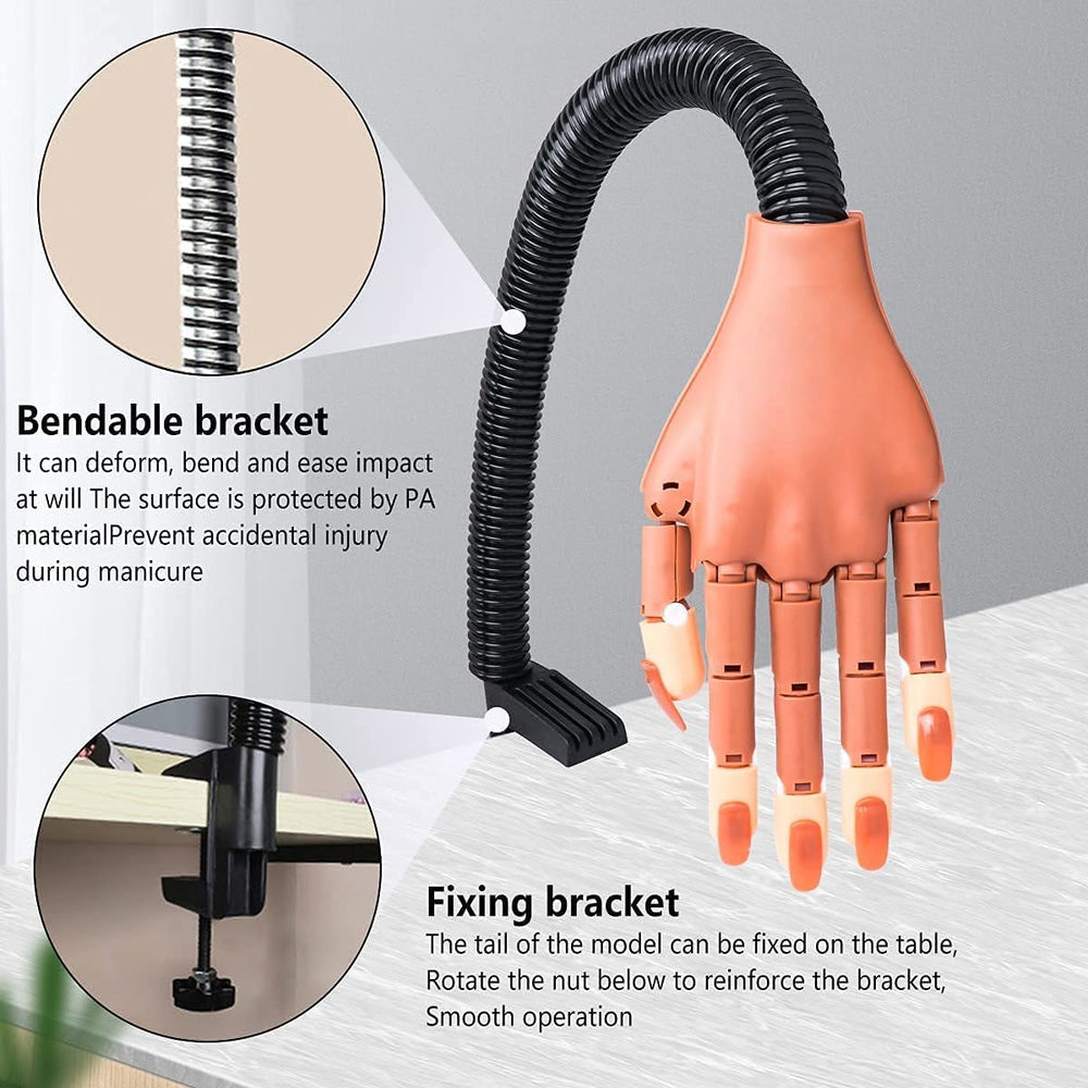 Deciniee practice hand made of ABS material delivers durable practice sessions
