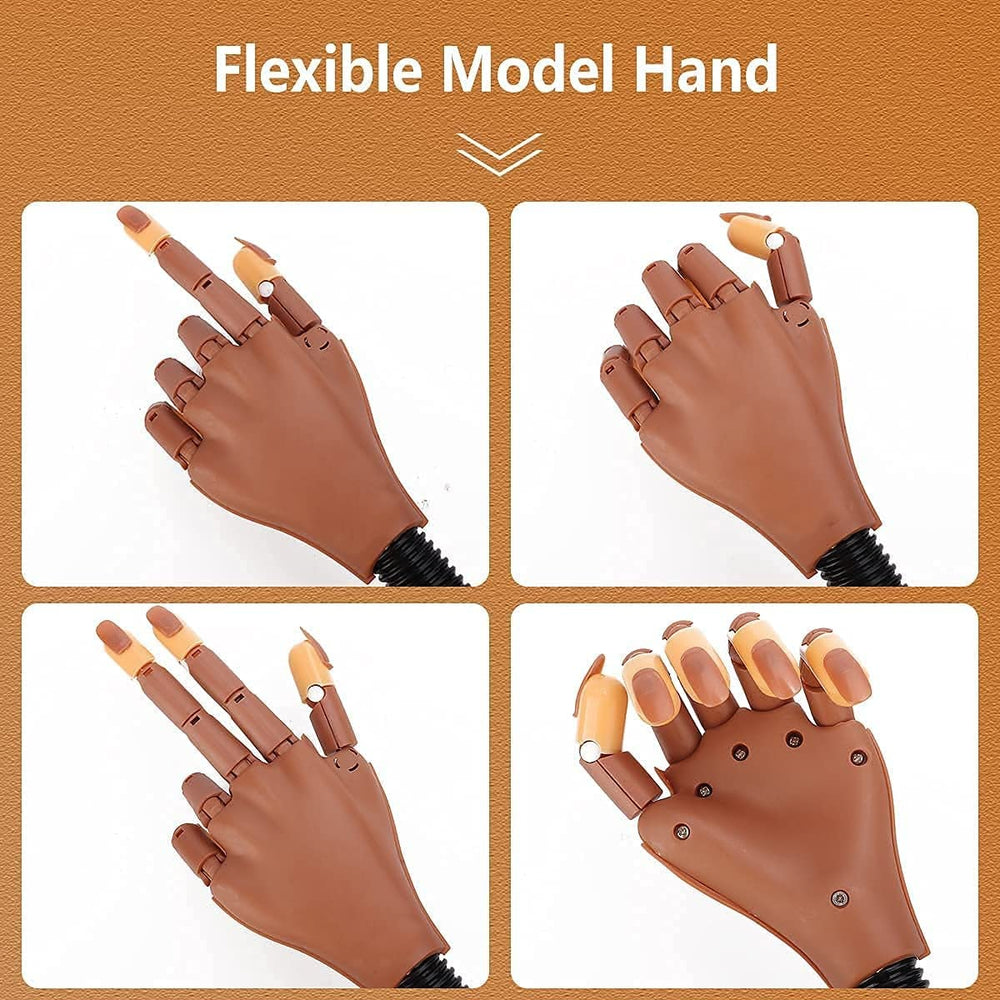 Deciniee practice hand with table-fixed bracket stays steady for confident practice