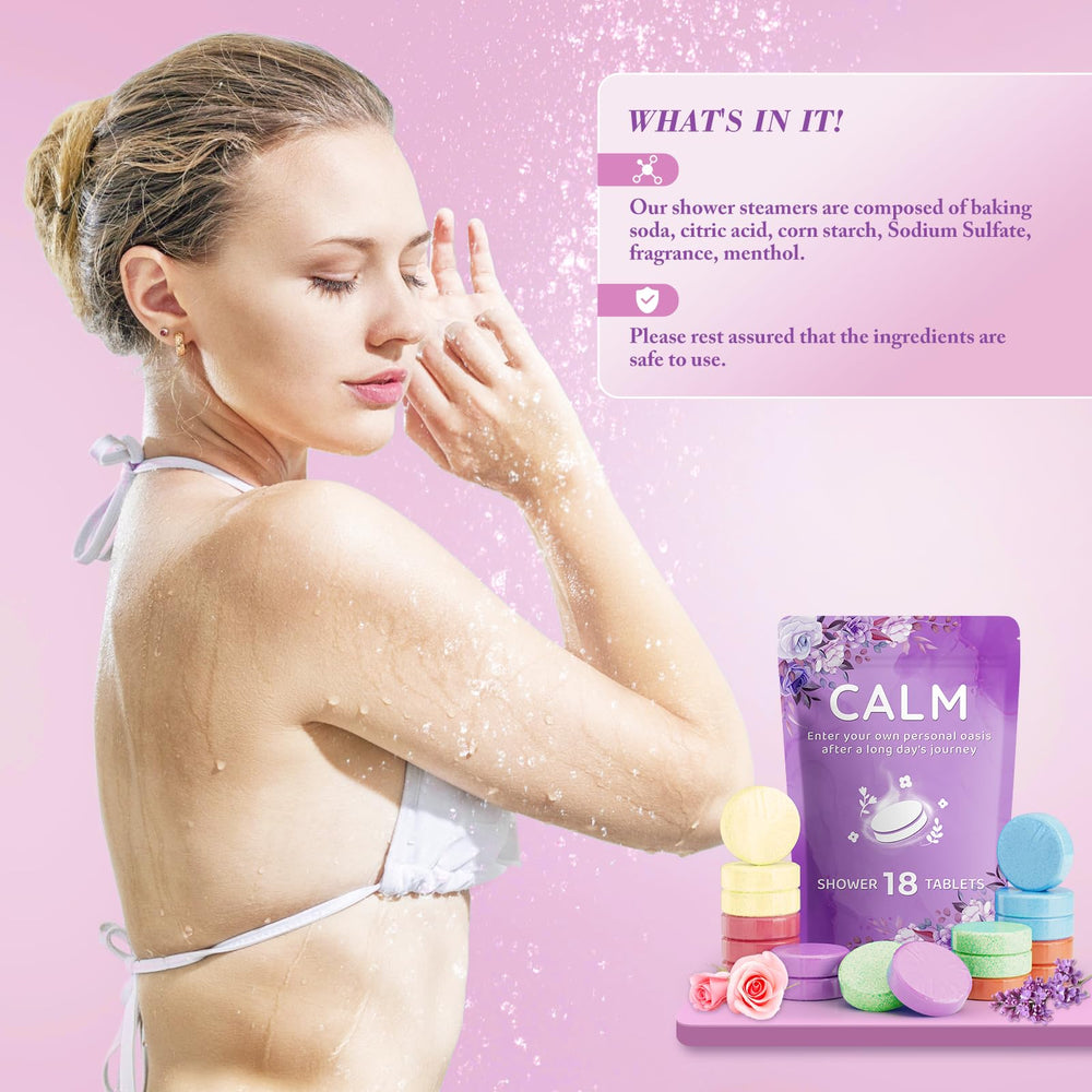DeckTheHalls grapefruit scent steamers add bright, energizing notes to your shower time