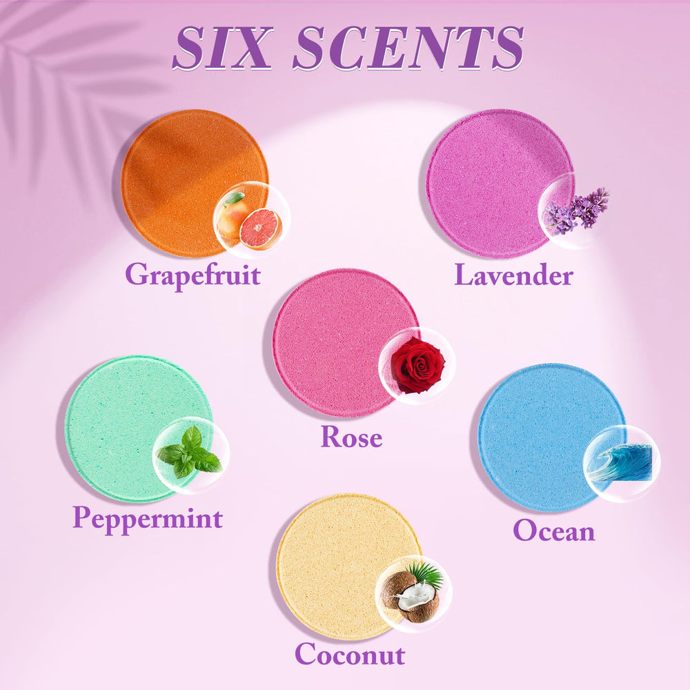 DeckTheHalls rose scent steamers provide a calming fragrance ritual during showers