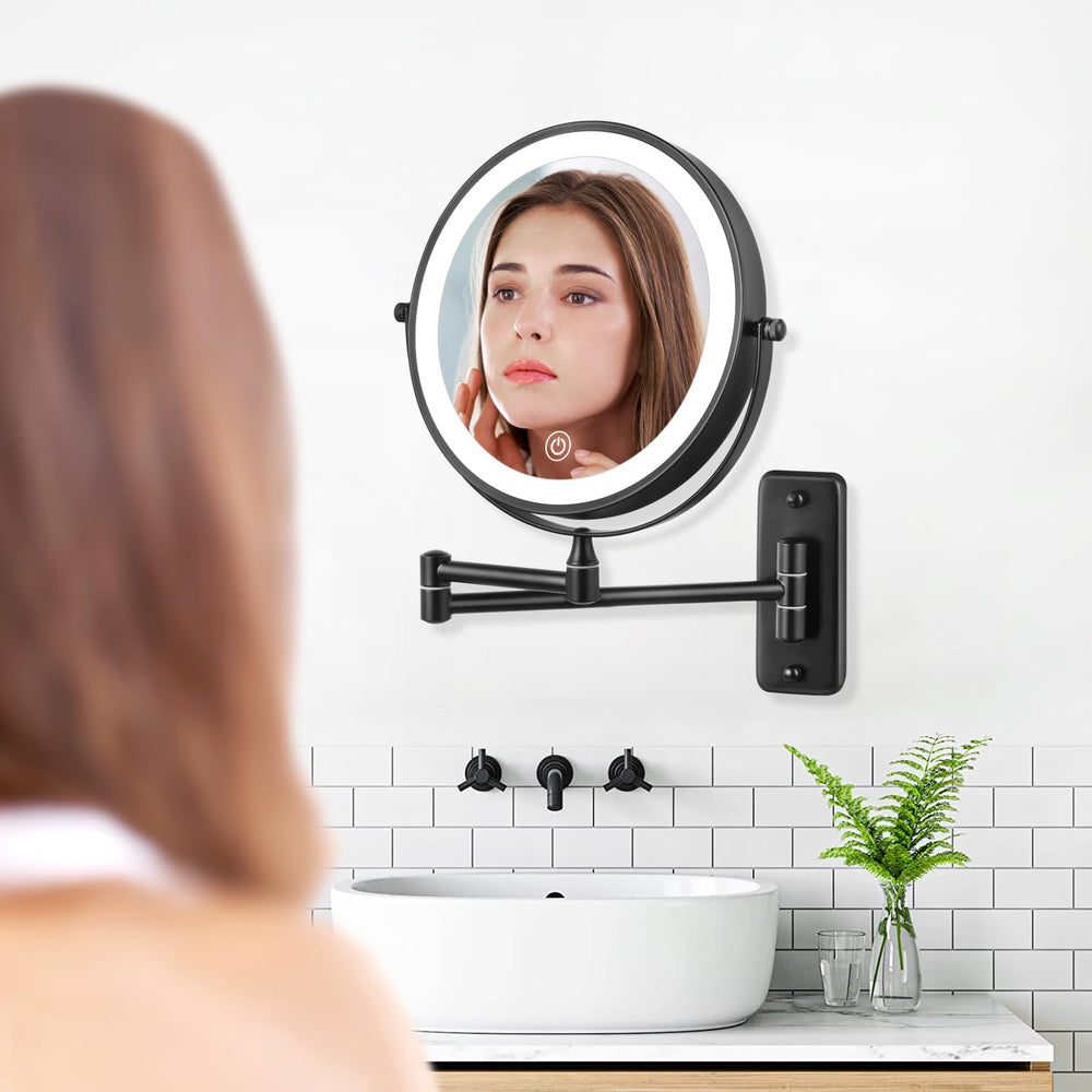 Decluttr makeup mirror displays 3-color lighting modes for versatile looks