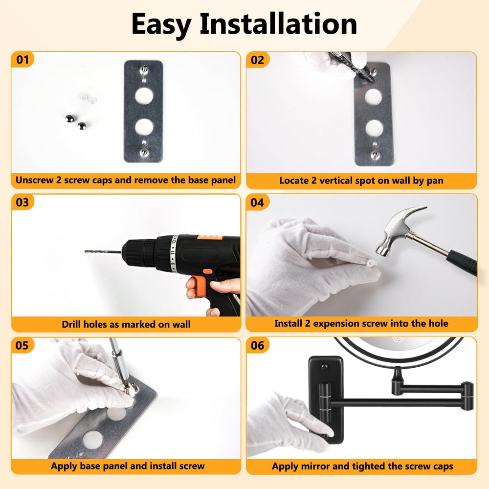Decluttr dimmable touch controls for brightness and color settings