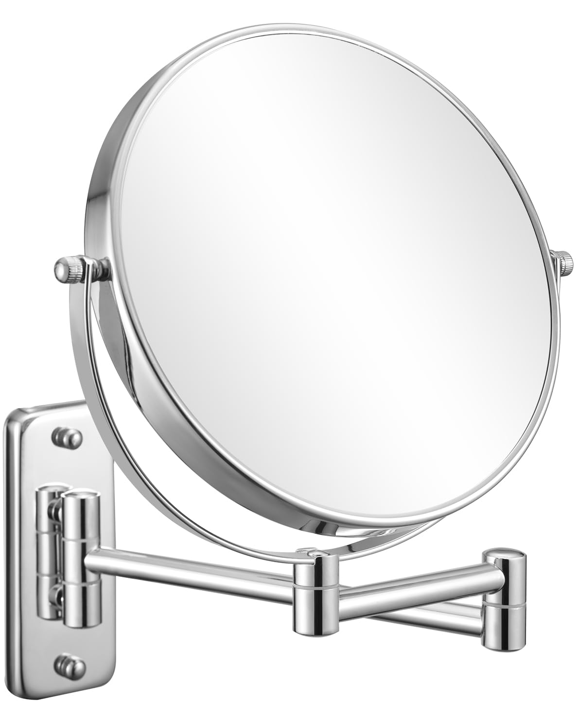 DECLUTTR double-sided mirror for versatile grooming and makeup tasks.