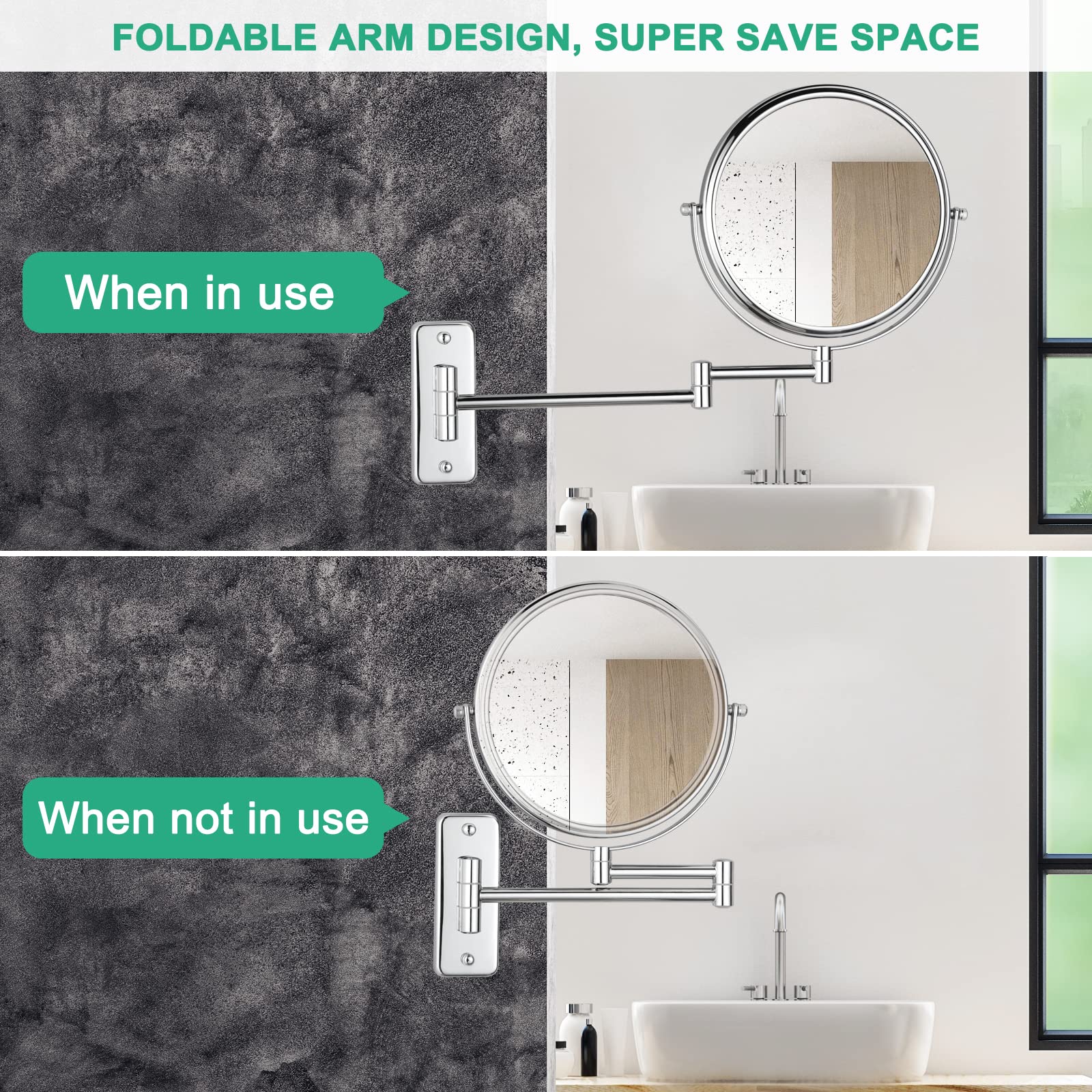 DECLUTTR wall-mounted design reduces countertop clutter.