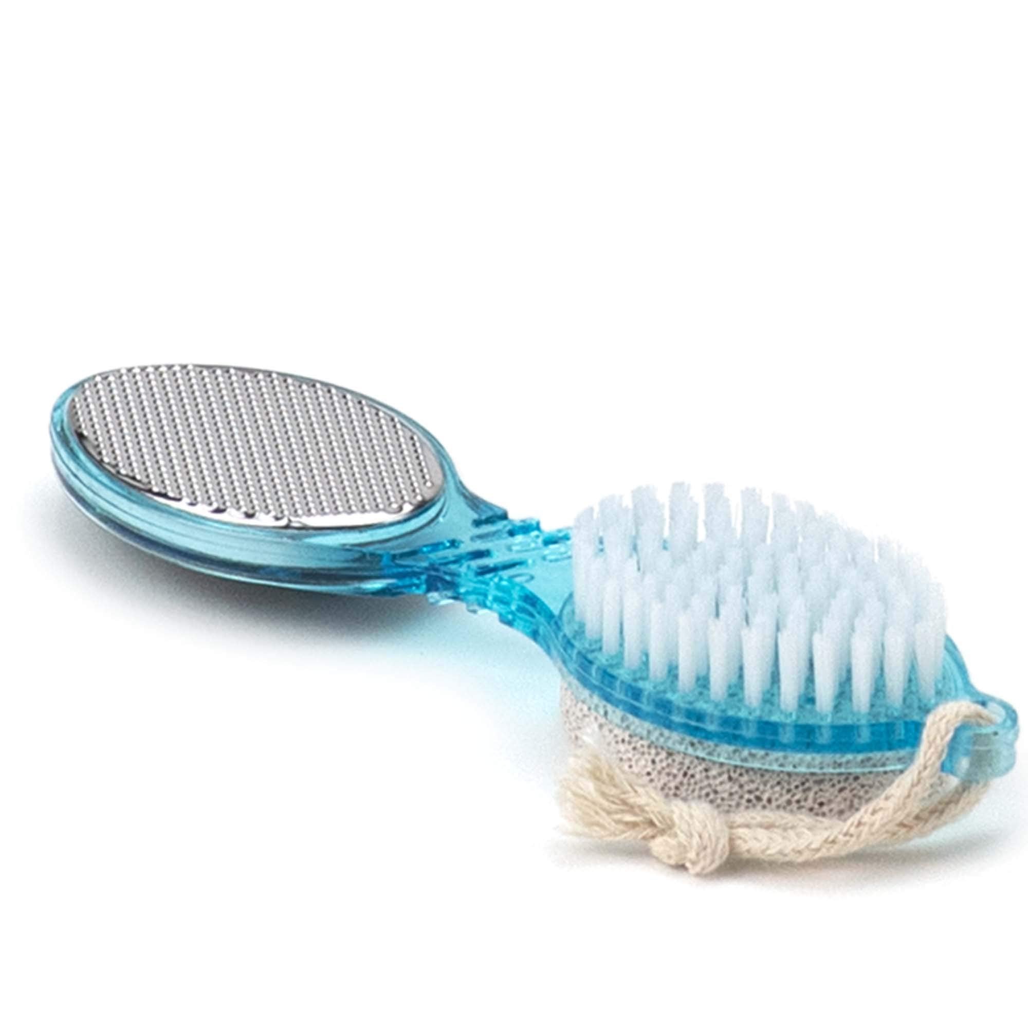 DecorRack 4-in-1 pedicure paddle BPA-free handle close-up for comfortable grip.