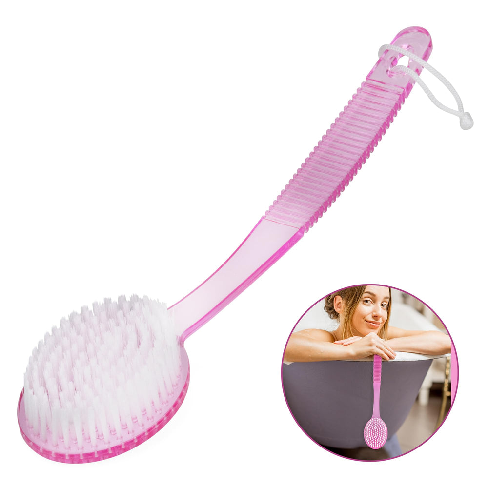 DecorRack bath brush hanging rope enables simple drying and storage.