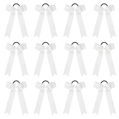 DEEKA 12-piece collegiate bows white pack highlights game-day team style