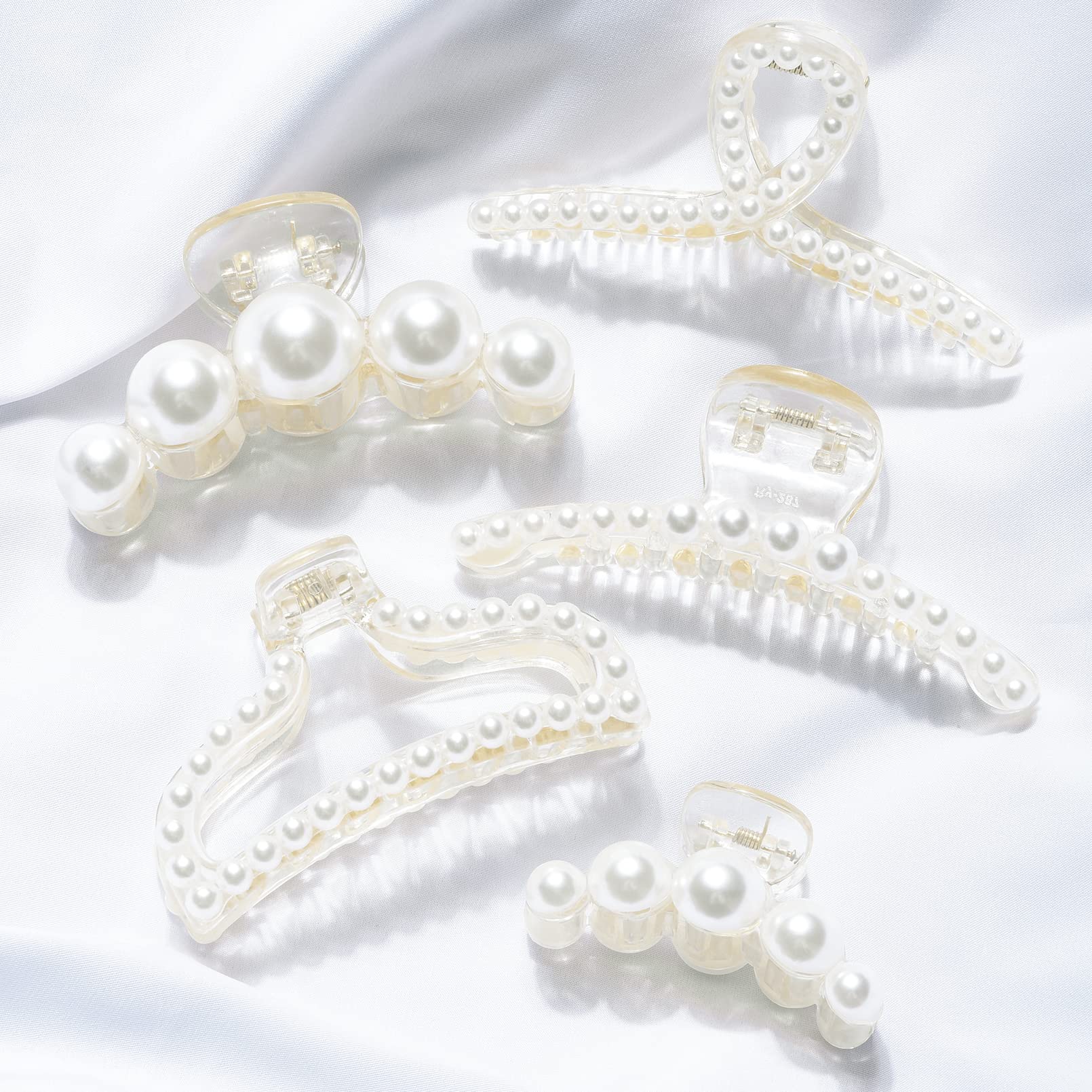 DEEKA stylish pearl clip design close-up suits a wide range of outfits