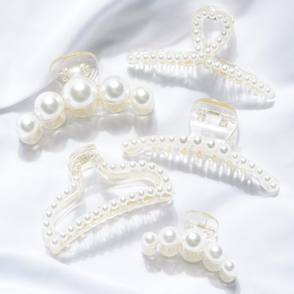 DEEKA stylish pearl clip design close-up suits a wide range of outfits