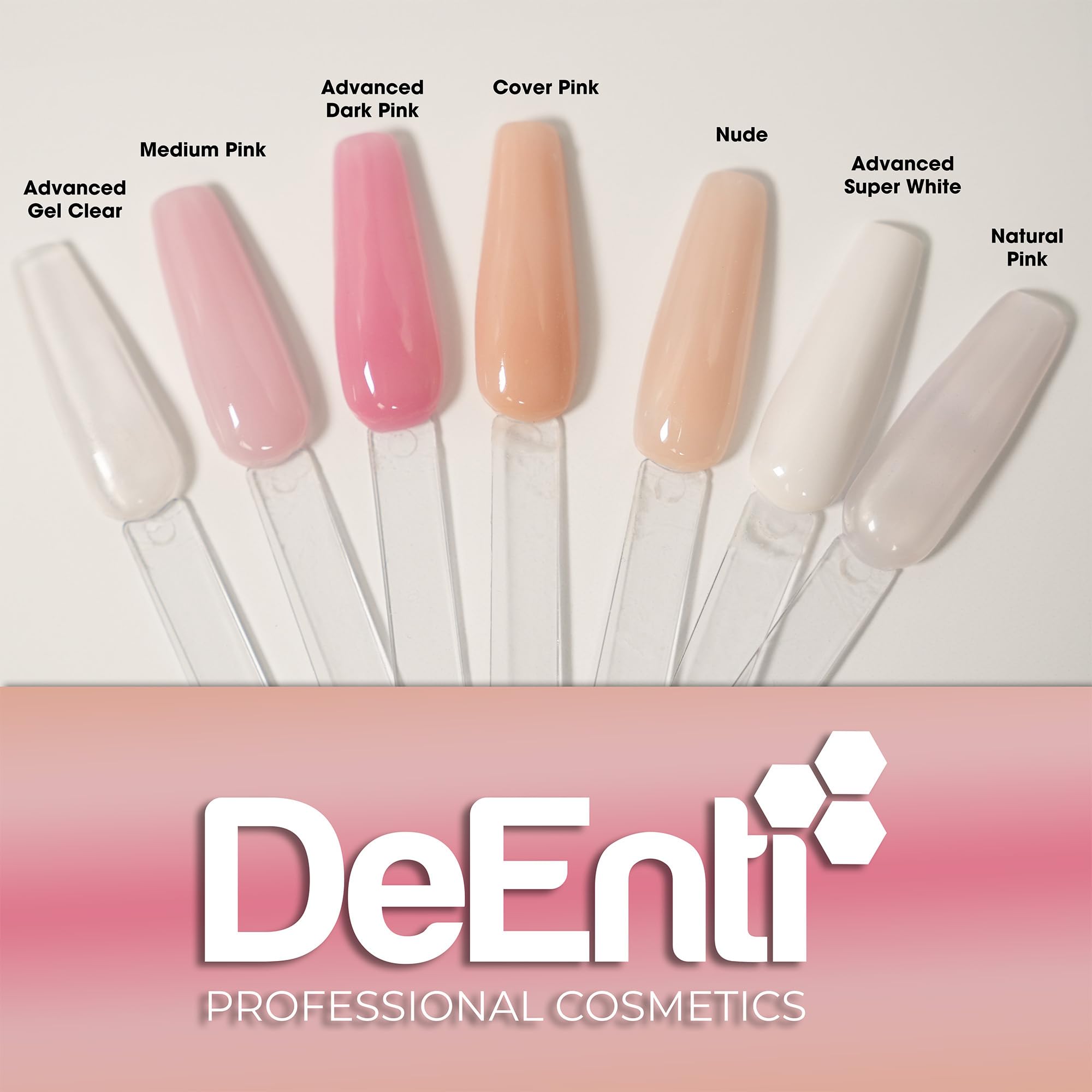 DeEnti salon-quality look on nails indicates professional-grade results at home