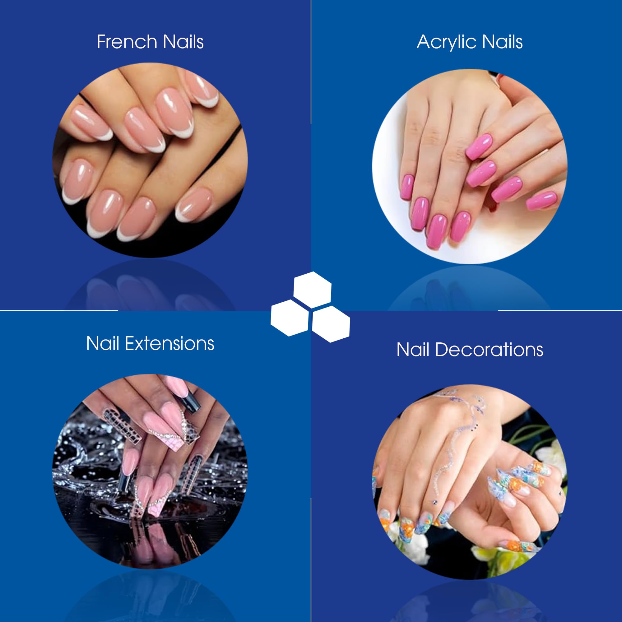Nomma Plus compatibility with various acrylic powders for versatile use