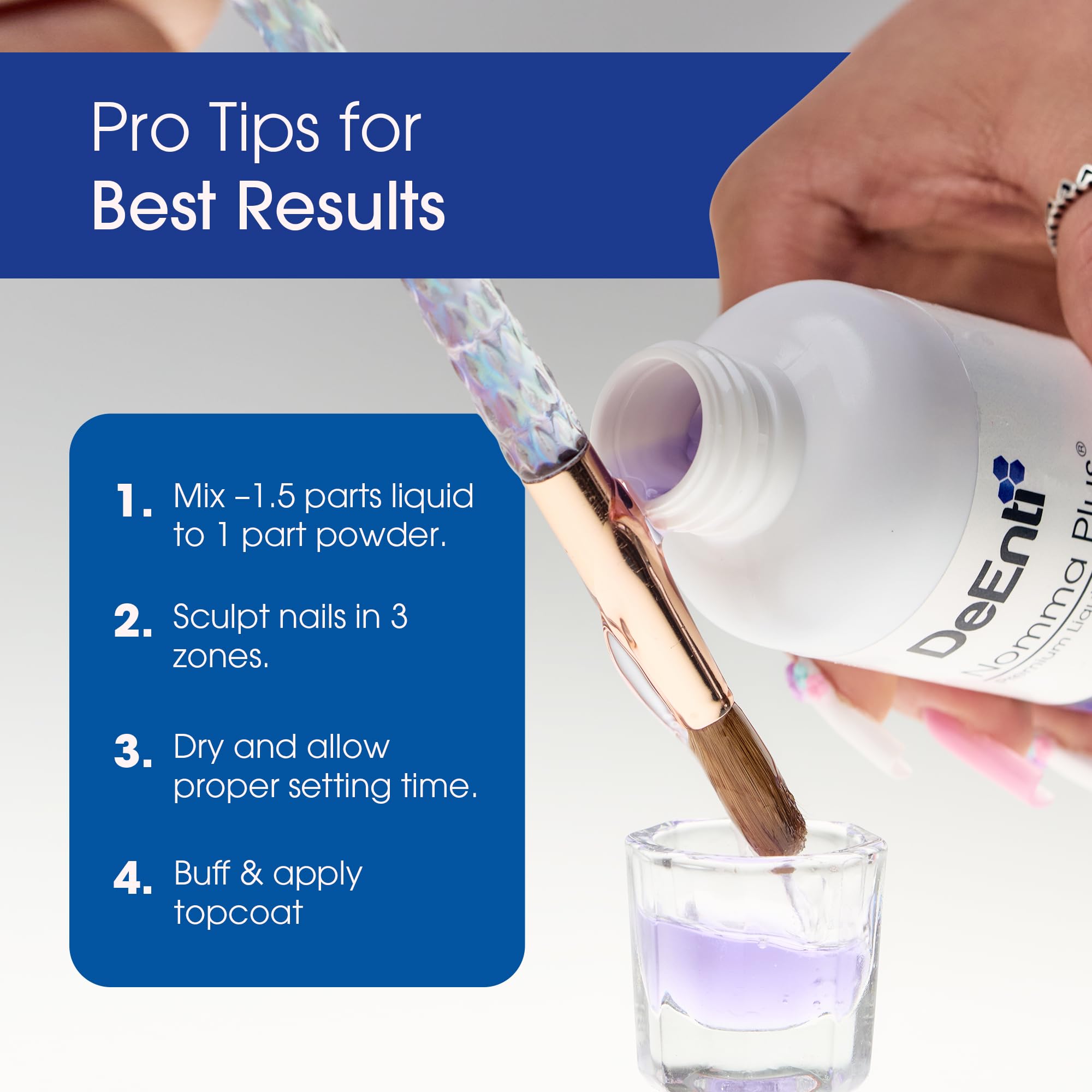 DeEnti Nomma Plus non-yellowing formula preserves color fidelity