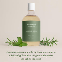 Deep Steep shea butter focus softens and soothes skin during bath