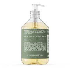 Deep Steep hand wash pump shows plant-based cleansers for a refreshing cleanse.