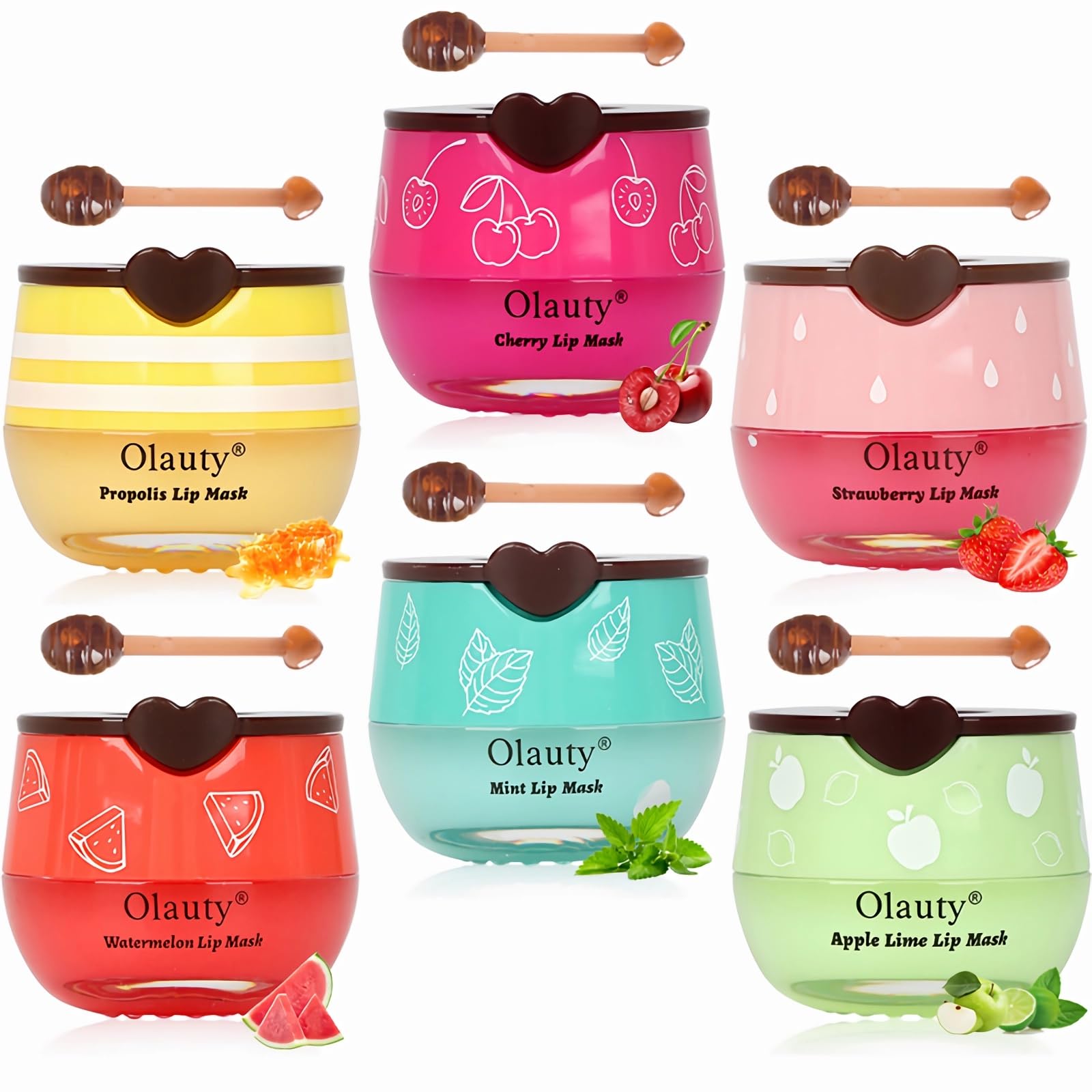 Deepmind bee lip balm honey pot close-up showing rich hydration for dry lips.
