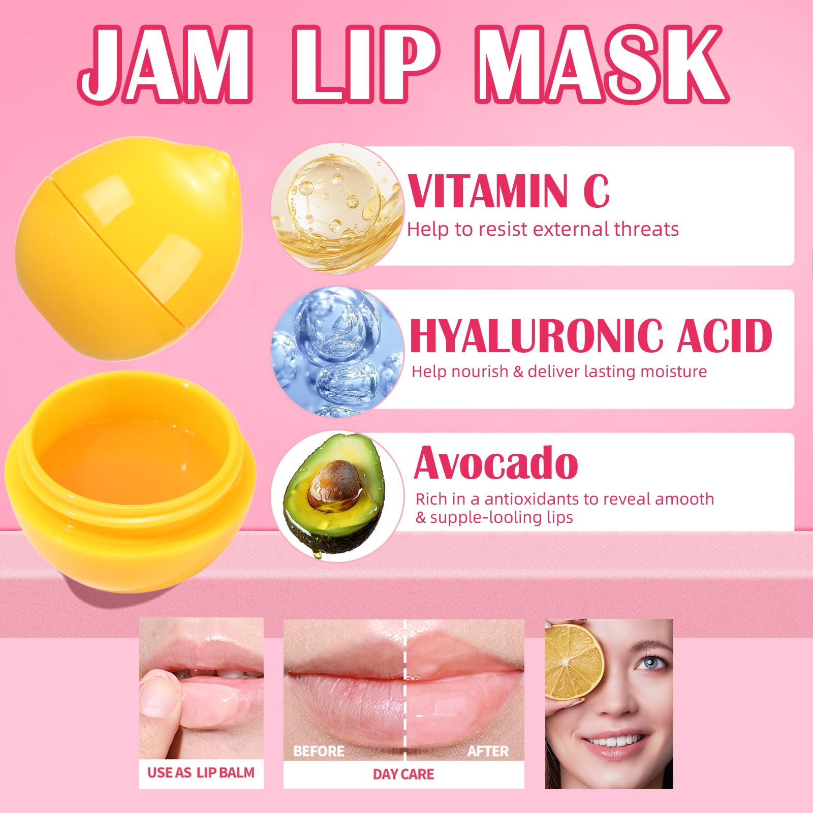 Deepmind fruit extracts lip care with natural nourishment