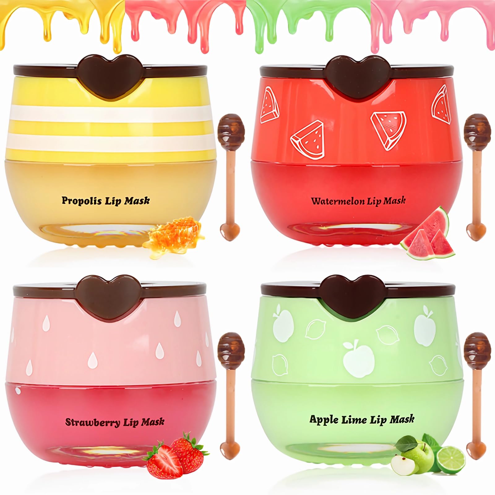 Deepmind Bee Lip Balm in a honey-pot jar, nourishing lip care.