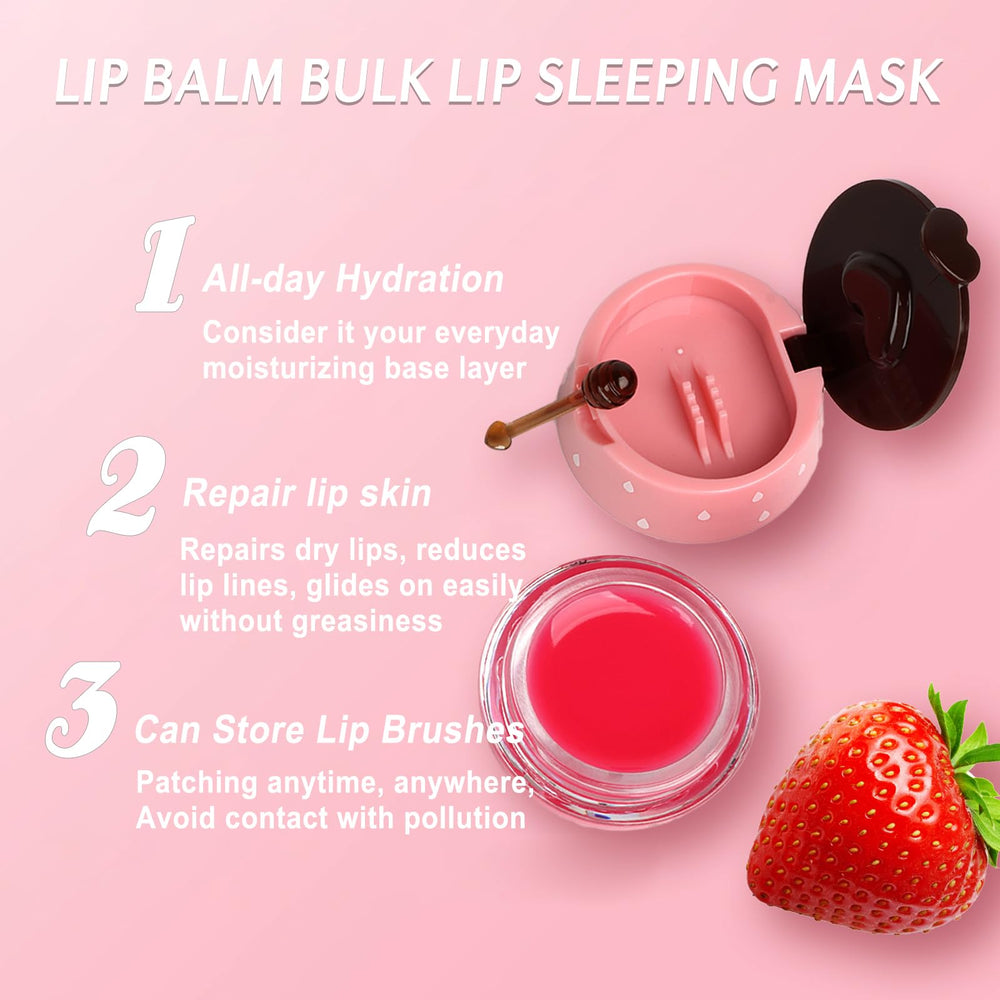 Deepmind lip balm cherry flavor nourishes and conditions lips