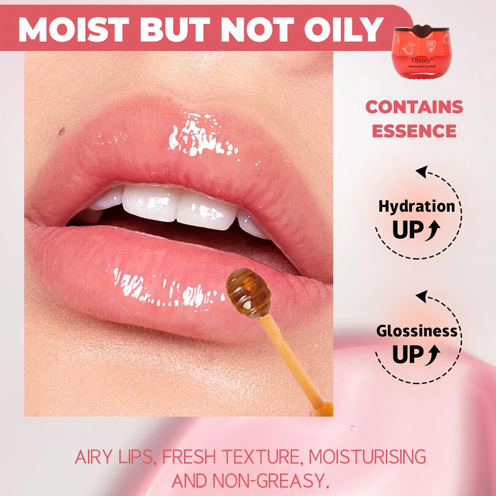 Deepmind lip balm peach flavor for smooth, moisturized lips