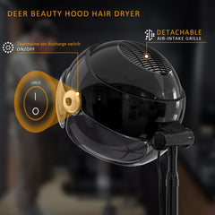 DEER BEAUTY 1875W dryer with ionic generator for faster drying and smoother results