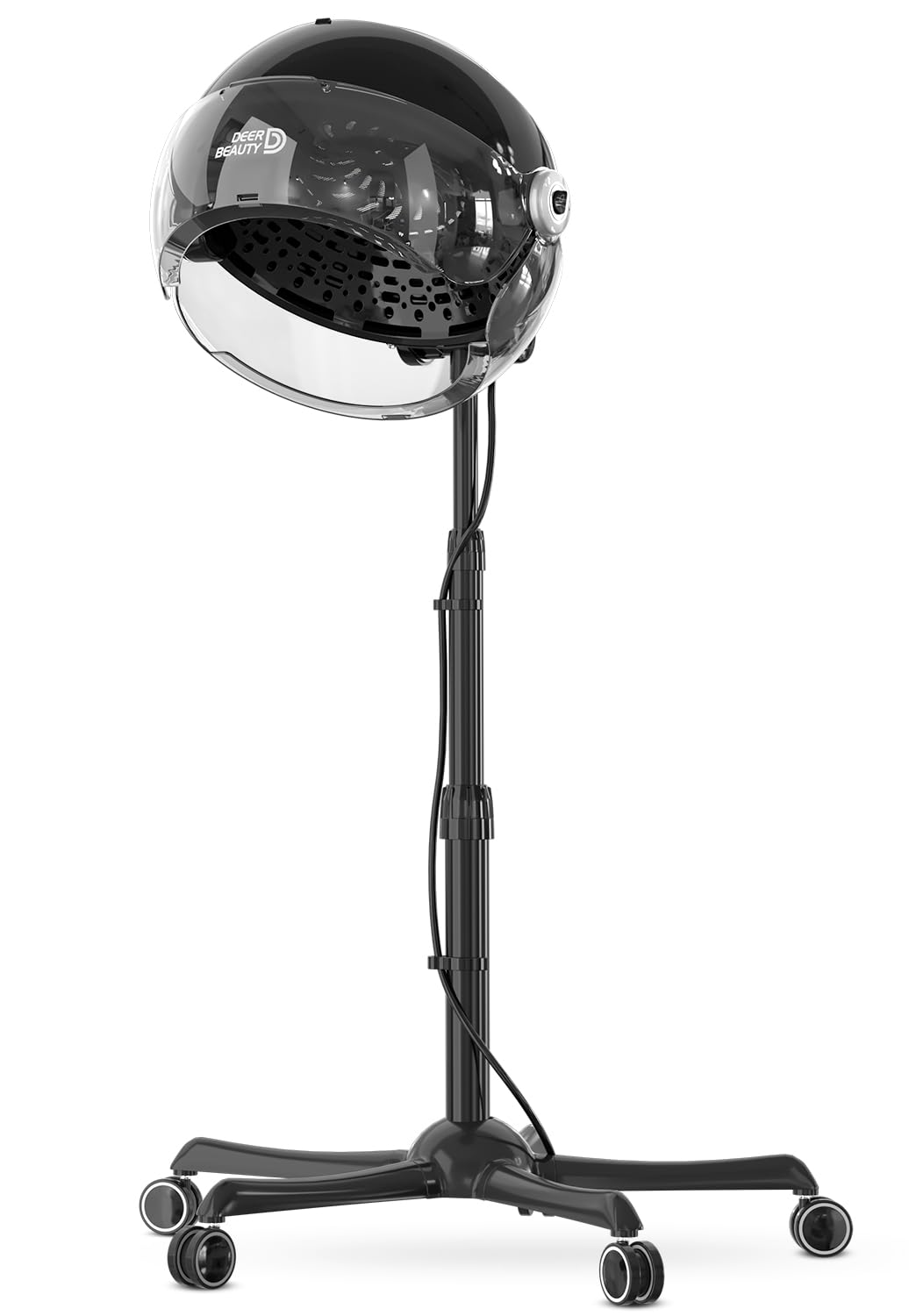 DEER BEAUTY standing hooded dryer front view for salon-grade home use