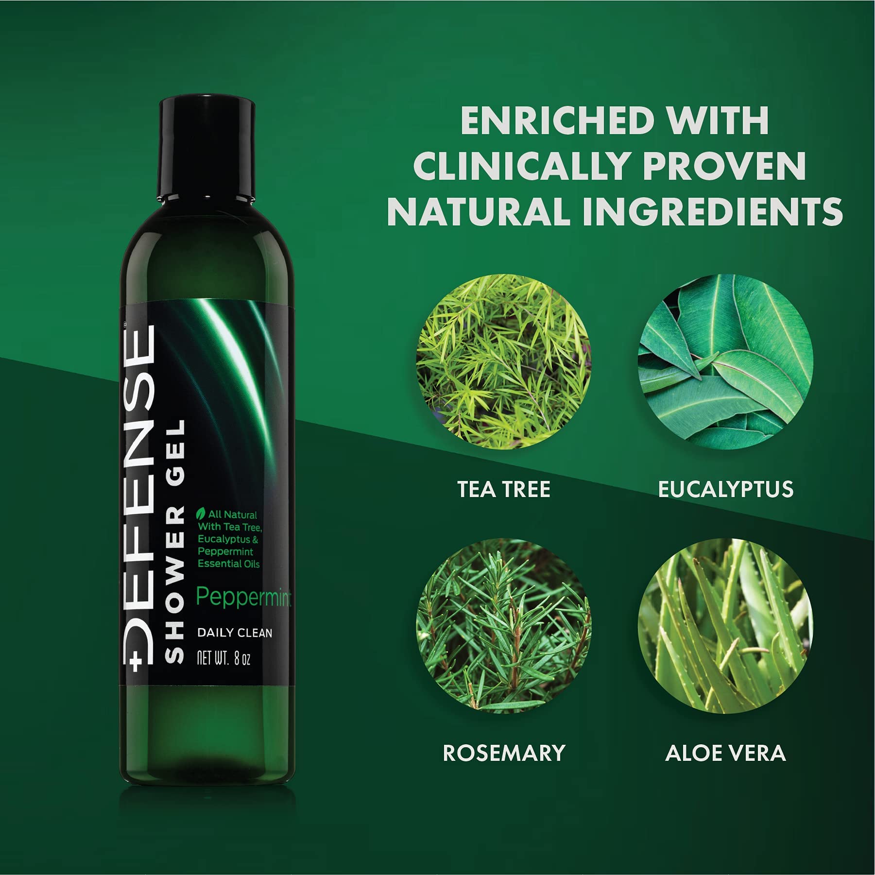 Defense Soap Peppermint Tea Tree Body Wash lather close-up highlighting creamy, deep-cleaning formula for athletes' skin.