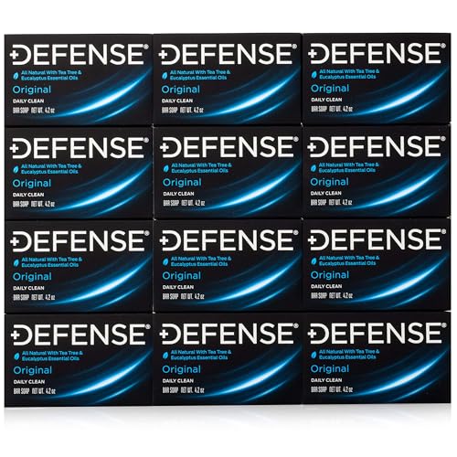 Defense Soap Tea Tree Bar Soap lather closeup highlights natural cleansing action and tea tree benefits.
