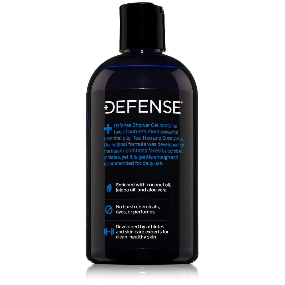 Defense Soap Tea Tree Body Wash skin care application during recovery.