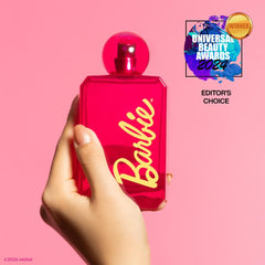 DefineMe Barbie Perfume bottle cap close-up highlighting premium packaging for gifting.