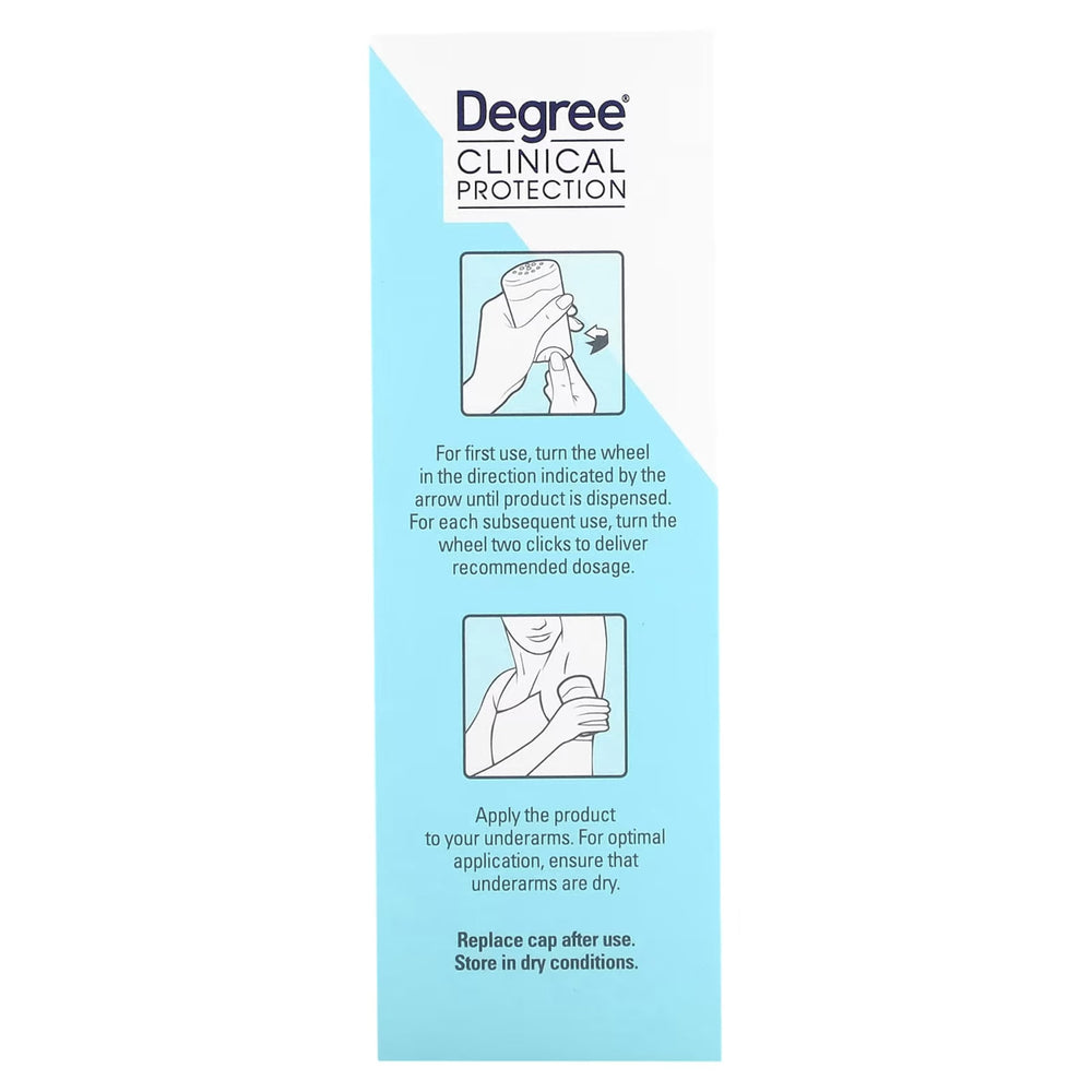 Degree Clinical Protection Summer Strength texture swatch suggests easy glide