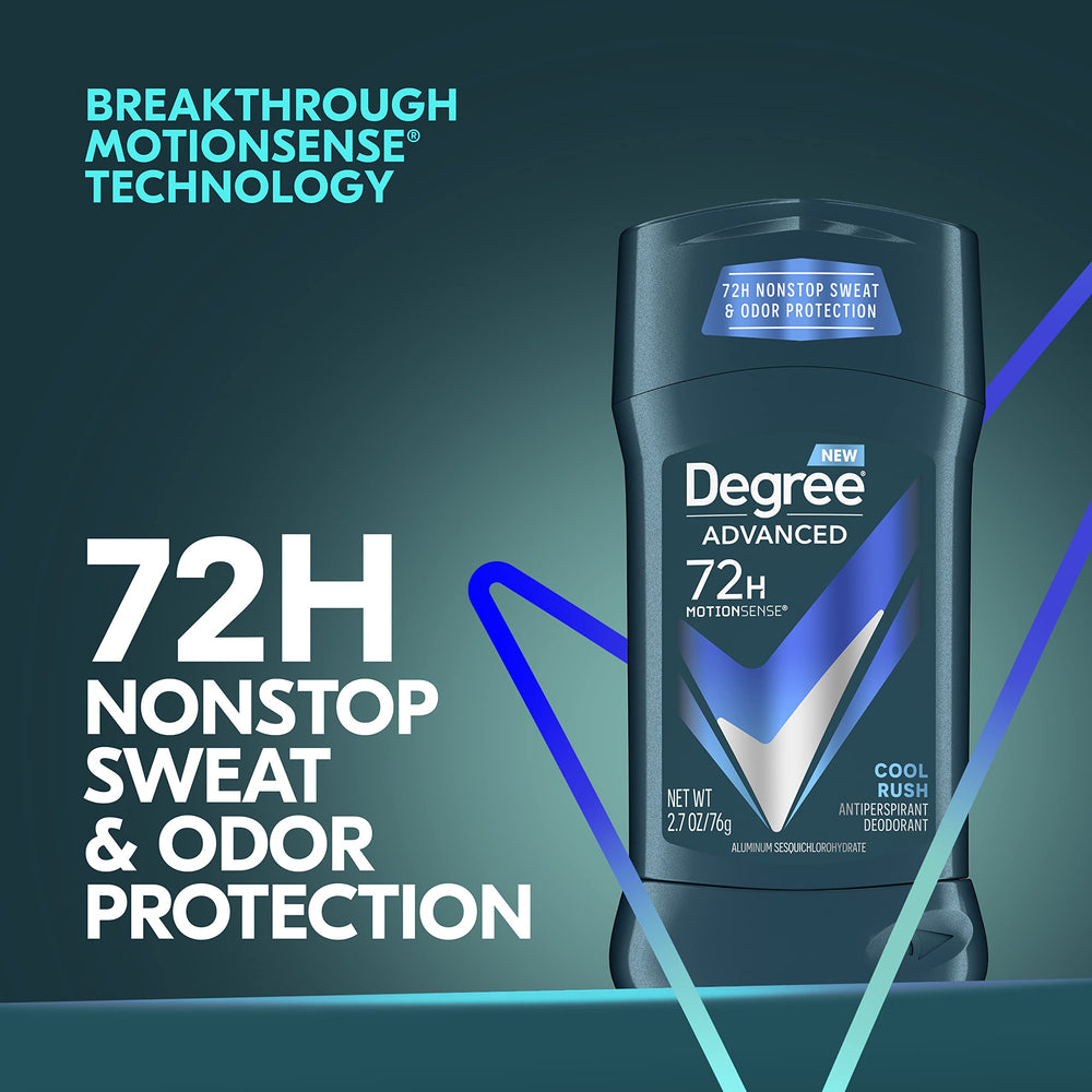 Degree Men Cool Rush odor protection claim highlighted