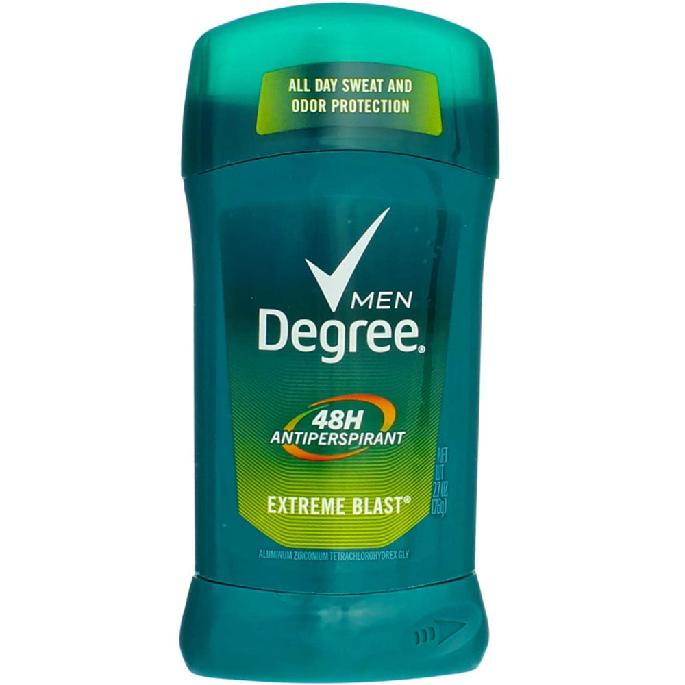 Degree Men Extreme Blast pack-six displays long-lasting 6-pack convenience
