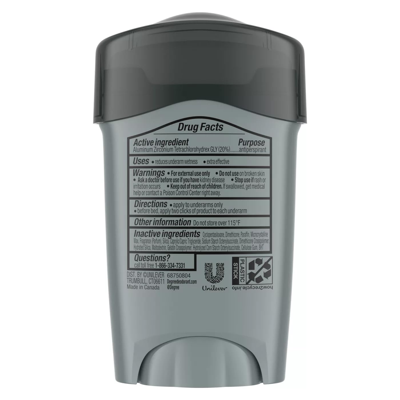 Degree Men Sport Strength recyclable packaging scene for eco-conscious grooming