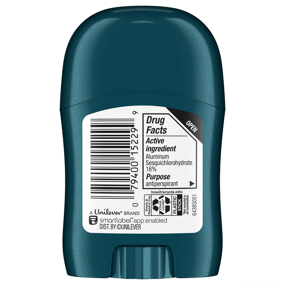 Degree Men Travel Deodorant Cool Rush motion-sense activation — sweat-activated freshness on move.