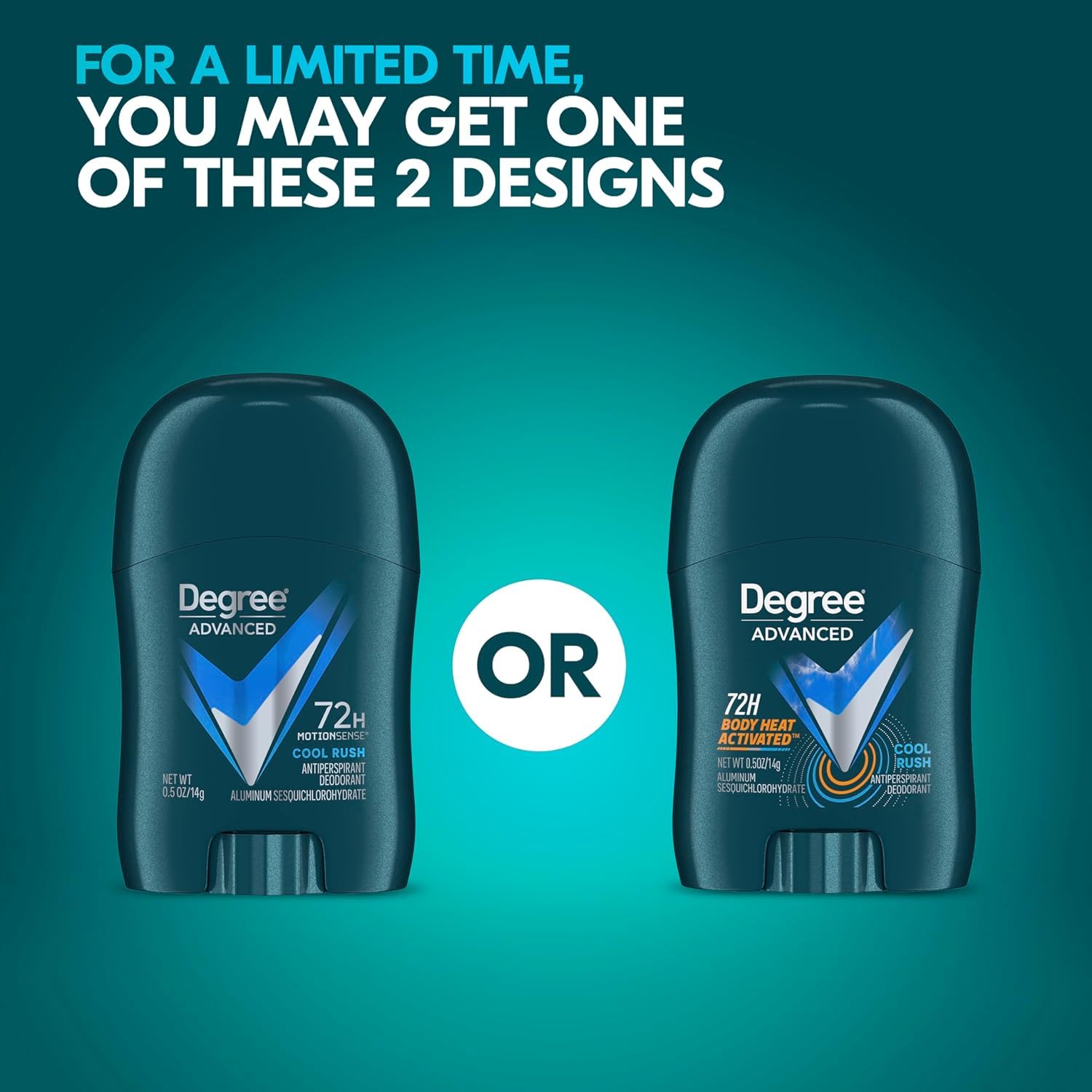 Degree Men Travel Deodorant Cool Rush on-the-go pouch — travel-size antiperspirant for daily carry.