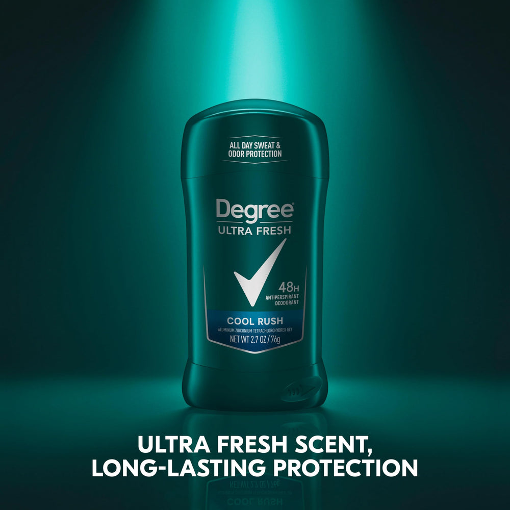 Degree Men Ultra Fresh Cool Rush dry-feel contact after application