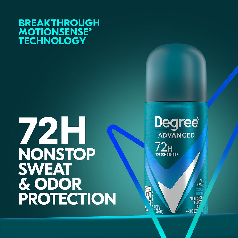 Degree MotionSense technology activation image illustrates freshness increases with movement.