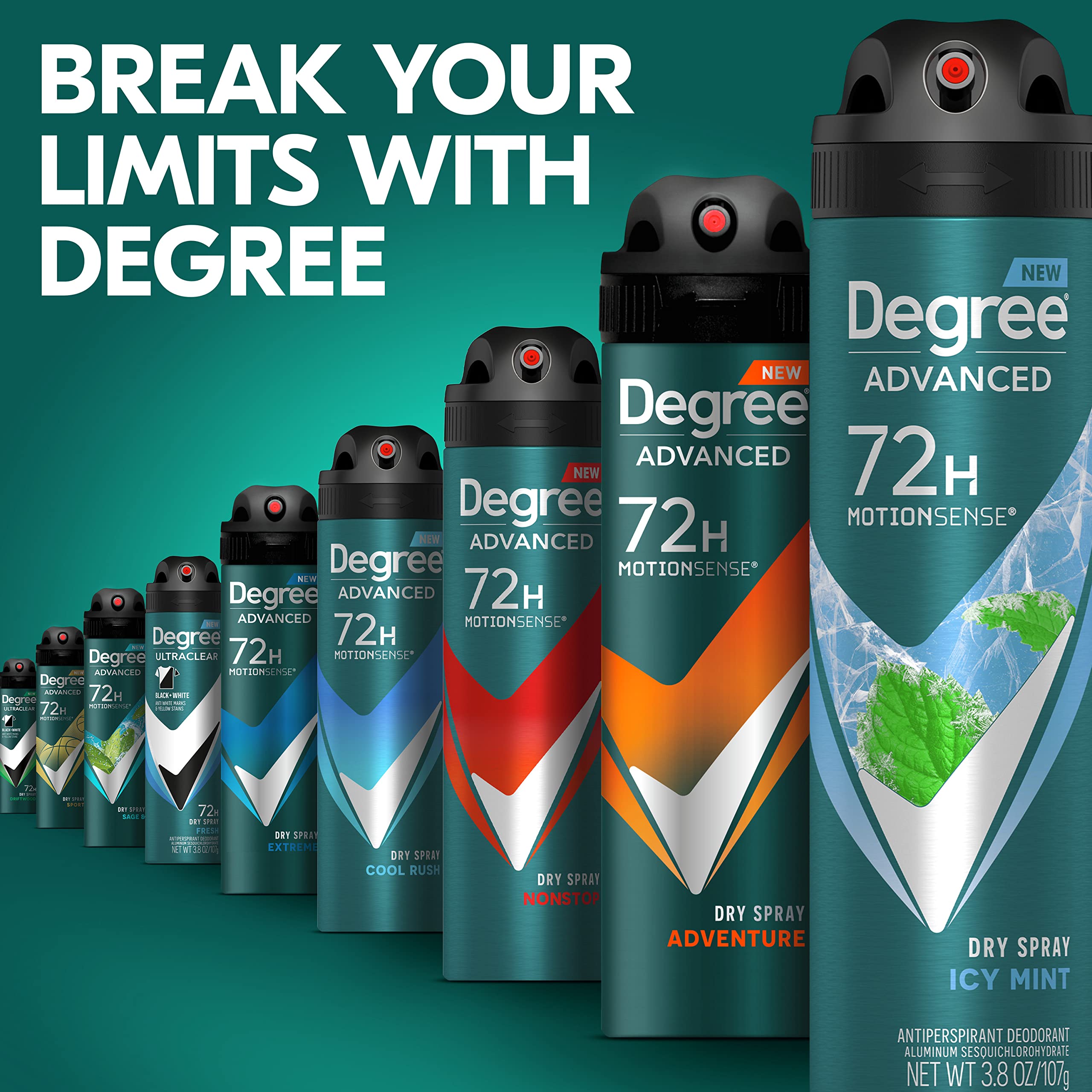Degree packaging is recyclable, supporting sustainable routines