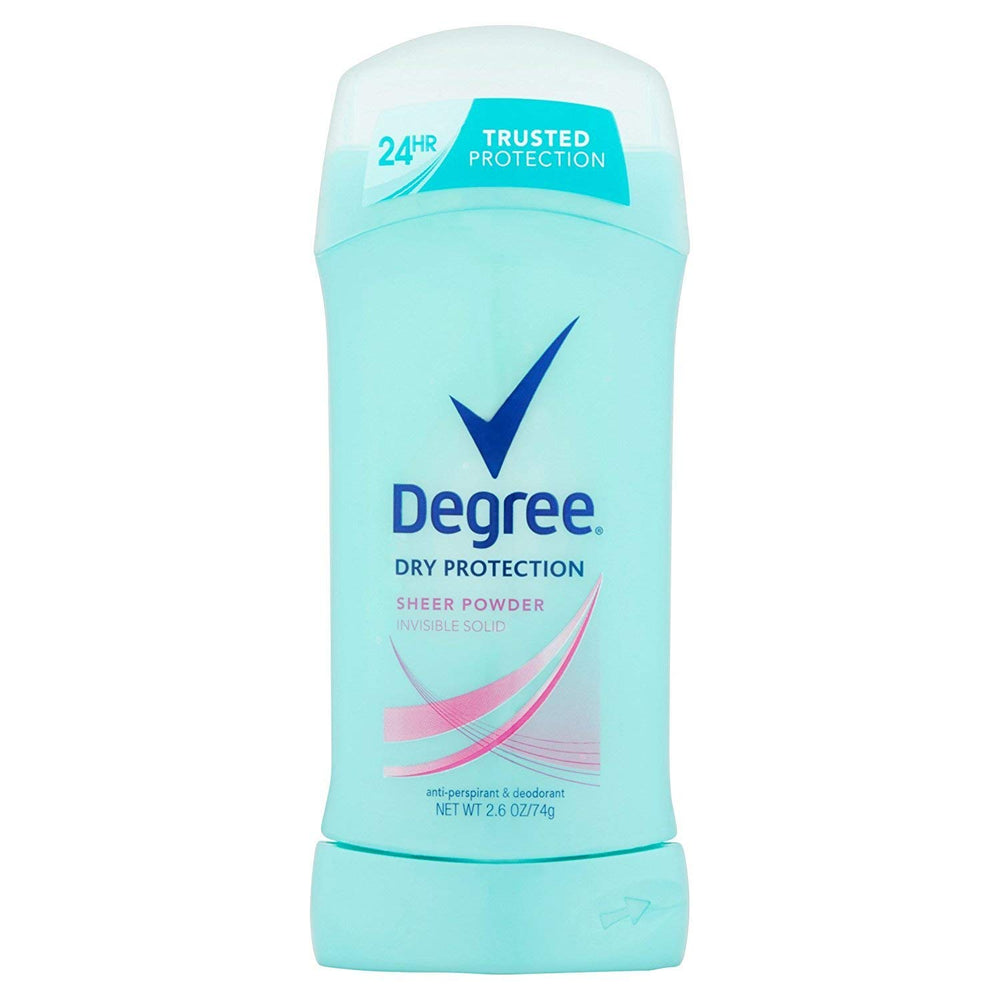 Degree Sheer Powder antiperspirant stick pack of 3; invisible formula for all-day dryness