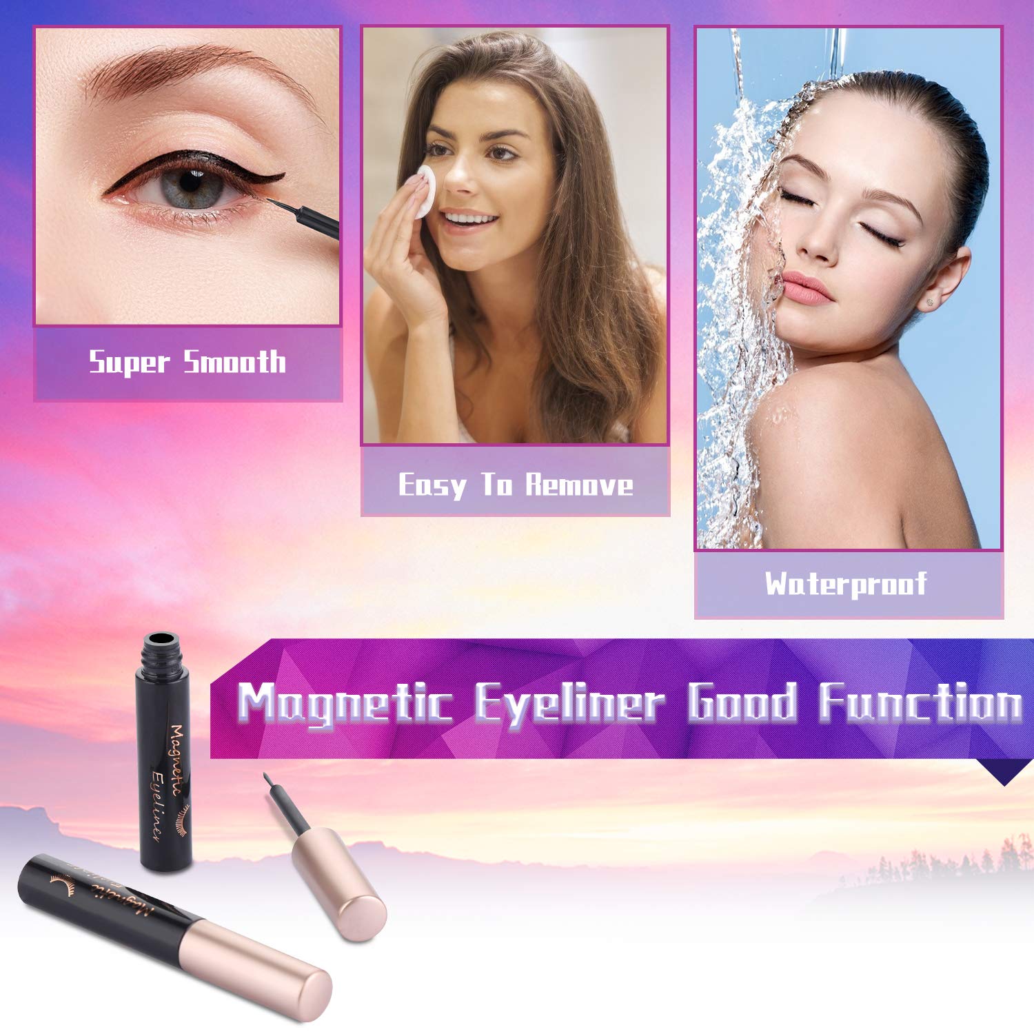 DEJAVIA 10-styles variety-pack close-up to tailor looks from natural to dramatic.