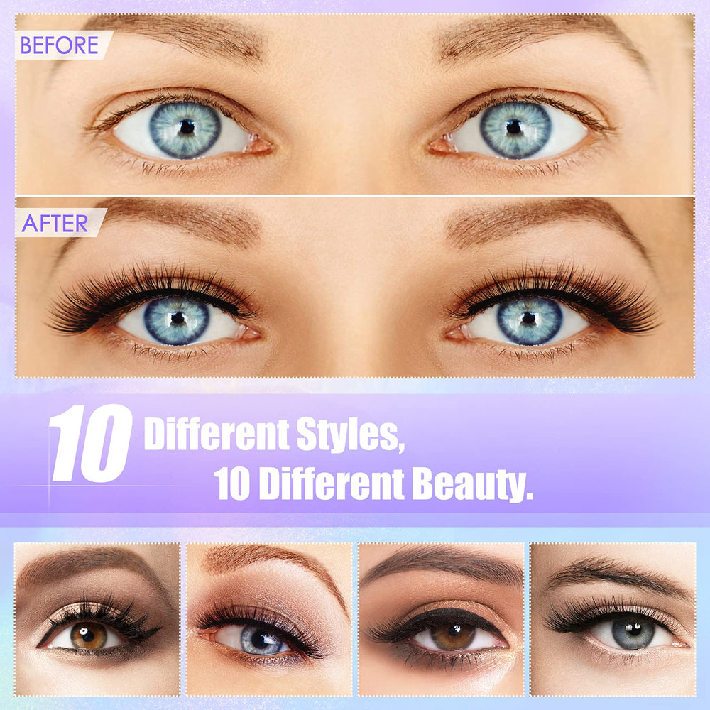 DEJAVIA lash tweezers in use for precise lash placement