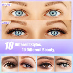 DEJAVIA lash tweezers in use for precise lash placement