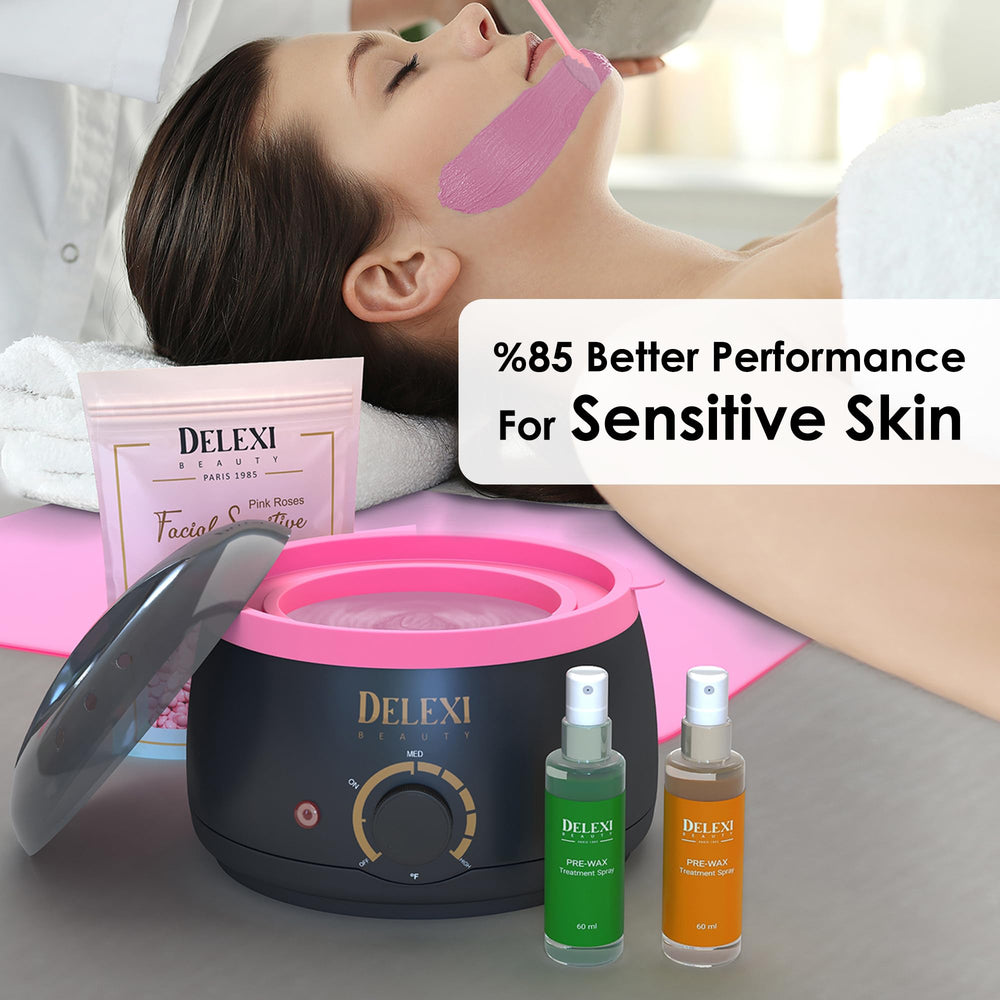 DELEXI full-body use scenario invites confident home spa waxing routine