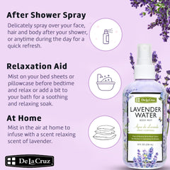 De La Cruz Lavender field flowers evoke natural calming scent.