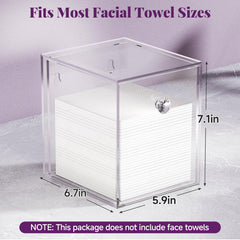 Delamu Stackable Acrylic Organizer top drawer—easy access for cosmetics and skincare.