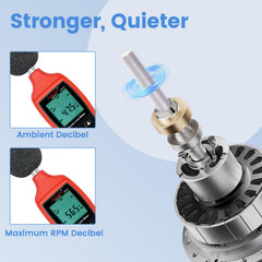 Delanie nail drill smart screen displays speed and remaining power for efficiency
