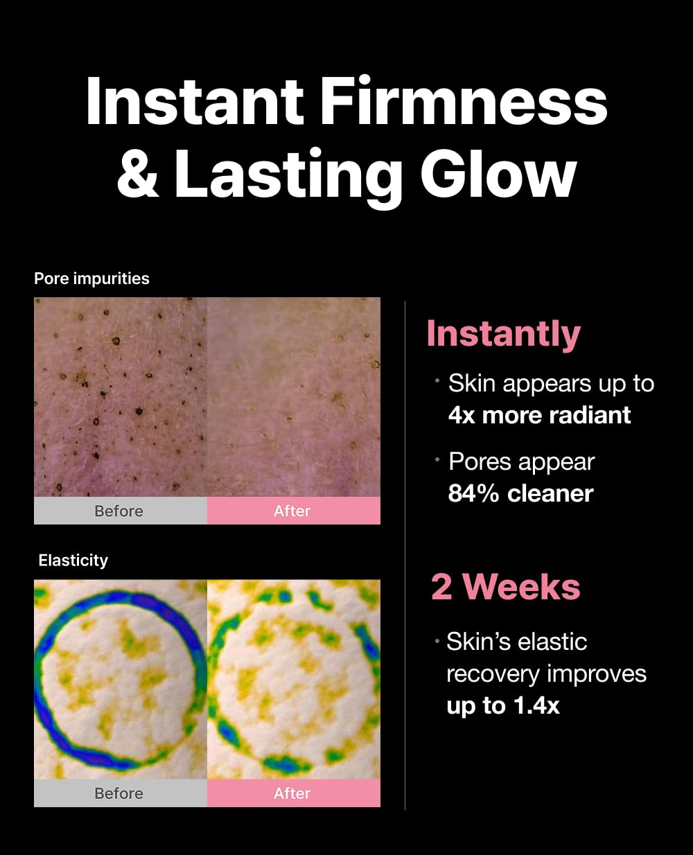 Delere Caviar Glow 30-minute reset moment implies quick glow boost