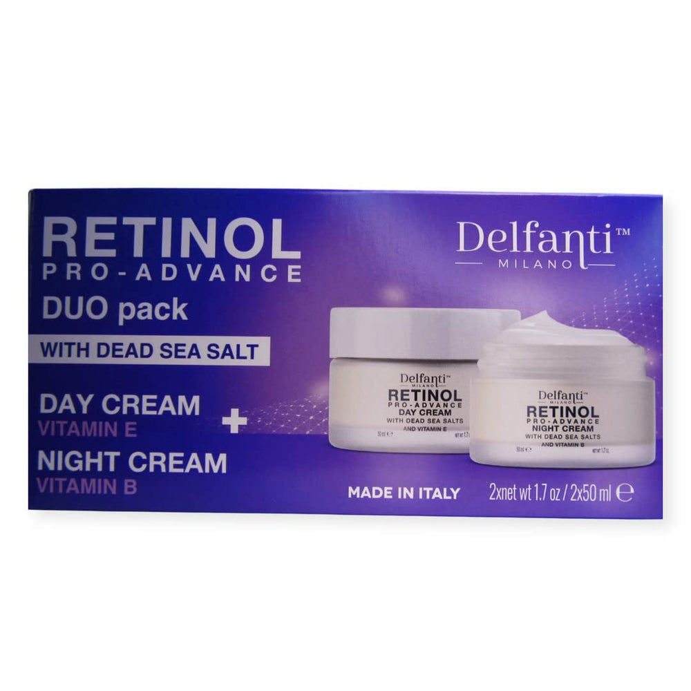 Delfanti-Milano Retinol Pro-Advance Day Cream pack shot for anti-aging skincare